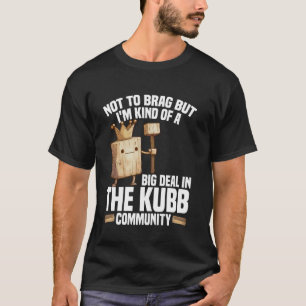 Kubb King Viking Schach Player Rutsche Spiel Set K T-Shirt
