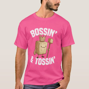 Kubb Legend Viking Schach Spieler Yard Game Set T-Shirt
