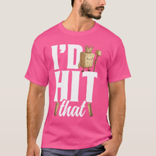 Kubb Player Viking Schach Lover Yard Game Set Kubb T-Shirt