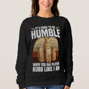Kubb Player Viking Schach Set Lawn Game Lover Viki Sweatshirt