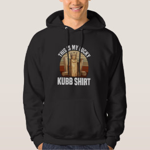 Kubb Player Visit Schach Lover Lawn Game Set Kubb Hoodie