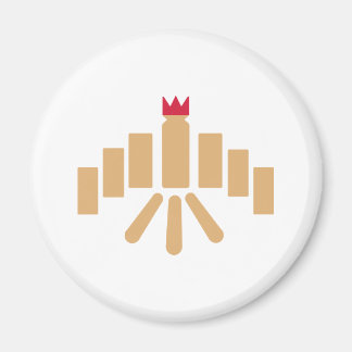 Kubb-Spiel Magnet