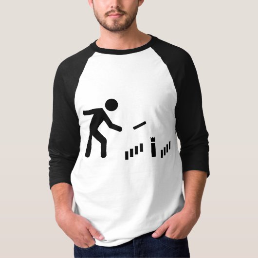 Kubb Spieler T-Shirt (Vorderseite)