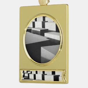 Kuben in Berlin Banner-Ornament Gold
