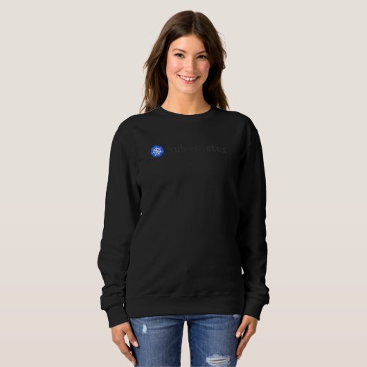 Kubernetes Open Source Container-Orchestrierung E Sweatshirt (Vorne ganz)