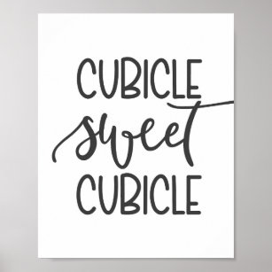 Kubicle Sweatcubicle - Office-Wanddekor Poster