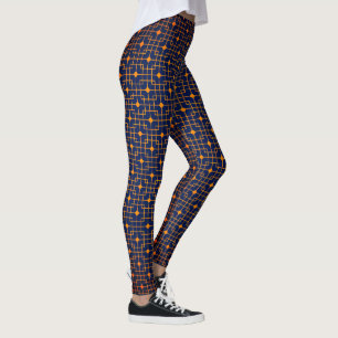 Kubik, Kubik und Kubik zeigen chinesisches Muster Leggings