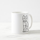 Kubikkatzen-Kaffee-Tasse Kaffeetasse (VorderseiteRechts)