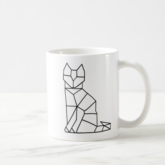 Kubikkatzen-Kaffee-Tasse Kaffeetasse (Rechts)