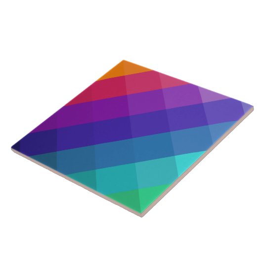 Kubische Farben Fliese (Seite)