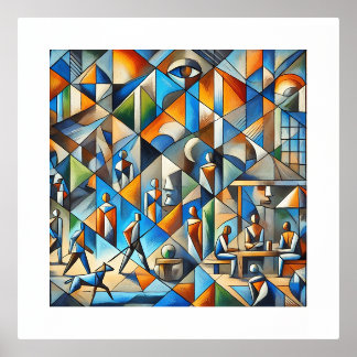 Kubische Inspirationstabelle Foliendrucke