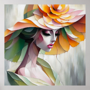 Kubismus, Abstrakt, modern, Poster, Art Poster