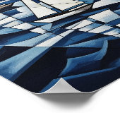 Kubismus an der Küste Poster (Ecke)