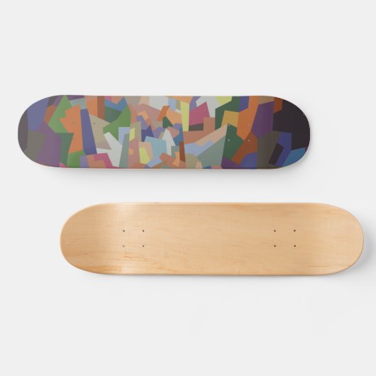 Kubismus Ästhetik Skateboard (Horizontal)