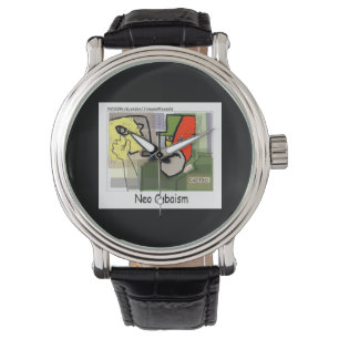 Kubismus Castro (NeoKubismus) Lustige Unisex-Uhr Armbanduhr