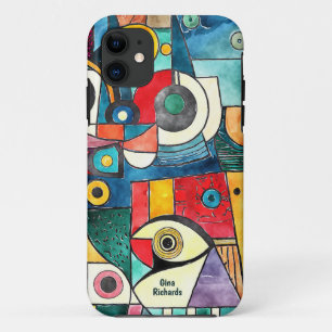 Kubismus-Design-Gepäck Case-Mate iPhone Hülle