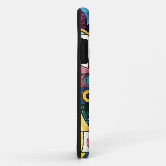 Kubismus-Design-Gepäck Case-Mate iPhone Hülle (Hinten/Rechts)