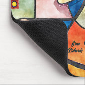 Kubismus-Design Mousepad (Ecke)