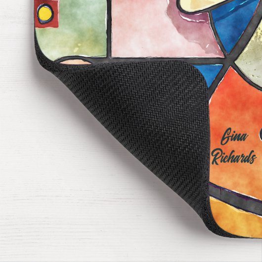 Kubismus-Design Mousepad (Ecke)