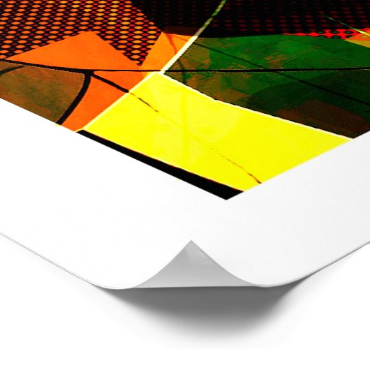 Kubismus Faces Poster (Ecke)