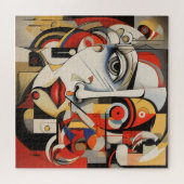 Kubismus Frauen Abstrakte Kunst Puzzle (Horizontal)