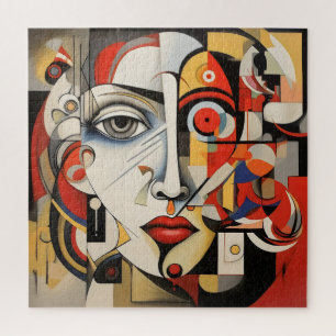 Kubismus Frauen Abstrakte Kunst Puzzle