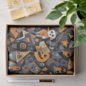 Kubismus Halloween Seidenpapier (Geschenk)