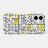 Kubismus-Labyrinth iPhone 16 Hülle (Rückseite (Horizontal))