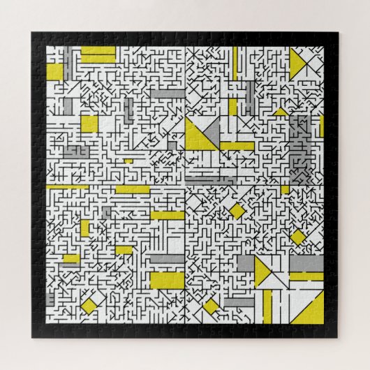 Kubismus Maze Jigsaw Puzzle (Horizontal)