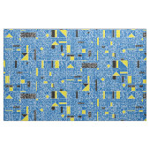 Kubismus Maze Stoff (Fat Quarter (45,7 x 55,9 cm))