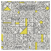 Kubismus Maze Stoff (Muster)