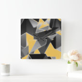 Kubismus Quadratische Wanduhr (Zuhause)