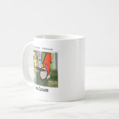 Kubist Castro NeoCubaism Funny Kaffeetasse (Vorderseite Links)