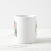 Kubist Castro NeoCubaism Funny Kaffeetasse (Mittel)
