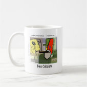 Kubist Castro NeoCubaism Funny Kaffeetasse (Links)