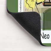 Kubist Castro NeoCubaism Funny Mousepad (Ecke)