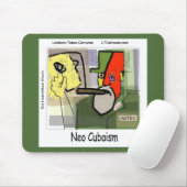 Kubist Castro NeoCubaism Funny Mousepad (Mit Mouse)