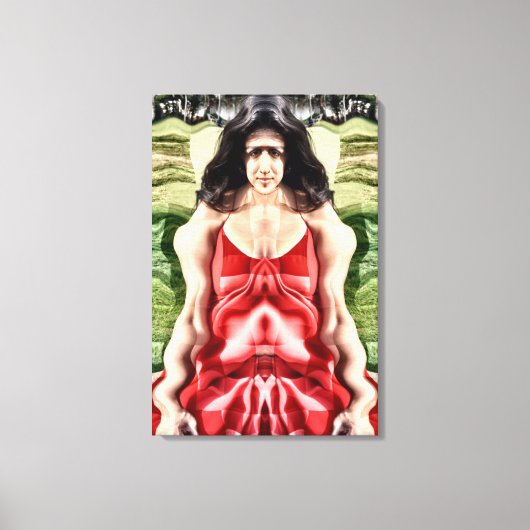 Kubistin Leinwanddruck (Vorderseite)