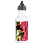 Kubistische Abstrakte Rose Trinkflasche (Links)