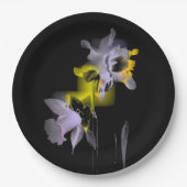 kubistische Daffodien. Pappteller (Vorderseite)