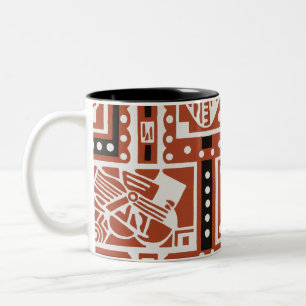 Kubistische Formen (1924) Charles Goy Zweifarbige Tasse