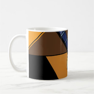 kubistische Gitarren Surrealismus Malerei. Kaffeetasse