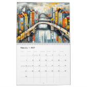 Kubistische Hafenstädte – Kunstkalender 2026 Kalender (Feb 2027)