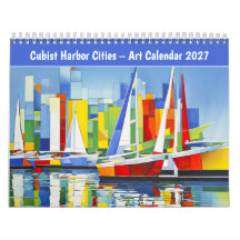 Kubistische Hafenstädte – Kunstkalender