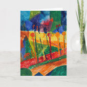 Kubistische Landschaft | Fritz Schaefler Karte (Vorderseite)