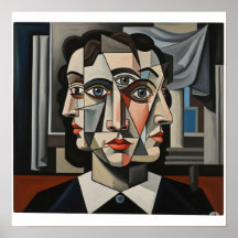 kubistische Portraitkunst