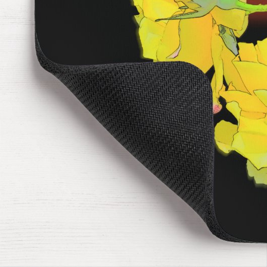 Kubistische Rose Mousepad (Ecke)