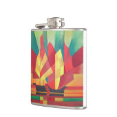 Kubistischer Abstrakte von Junk Sails und Ocean Sk Flachmann (Links)