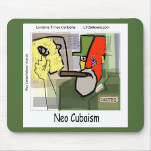 Kubistischer Castro NeoKubismus Lustig Mousepad