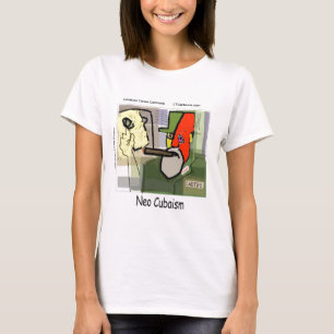 Kubistischer Castro NeoKubismus Lustig T-Shirt